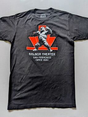 Babylon Burning Theater Black Cotton Tee/T Shirt | Mens Size Small